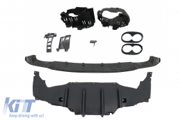Diffuseur Chrome Conseils pour Mercedes CLA X118 C118 Sport Line 2019+ CLA45S Look-image-6078460