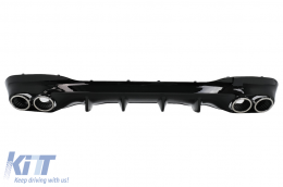 Diffuseur Chrome Conseils pour Mercedes CLA X118 C118 Sport Line 2019+ CLA45S Look-image-6090634