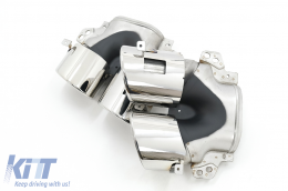 Diffuseur Chrome Conseils pour Mercedes CLA X118 C118 Sport Line 2019+ CLA45S Look-image-6090643