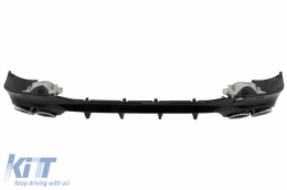 Diffuseur Chrome Conseils pour Mercedes CLA X118 C118 Sport Line 2019+ CLA45S Look-image-6104246