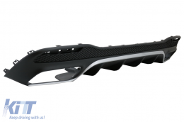 Diffuseur Conseils d'échappement pour Mercedes GLS X166 SUV Facelift 09.2015-2019 GLS63 Look-image-6075335