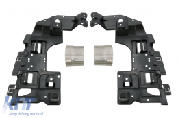 Diffuseur Conseils d'échappement pour Mercedes GLS X166 SUV Facelift 09.2015-2019 GLS63 Look-image-6075346
