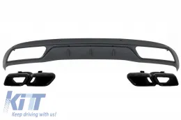 image-18-Diffuseur & Conseils pour Mercedes C W205 S205 2014-2018 C63 Look seul Pare-chocs standard