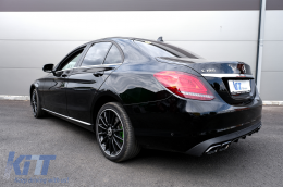 Diffuseur & Conseils pour Mercedes C W205 S205 2014-2018 C63 Look seul Pare-chocs standard-image-6070187