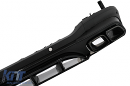 Diffuseur Conseils pour Mercedes GLC SUV X253 Facelift 2020+ GLC63 Look Night Package-image-6084541