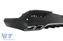 Diffuseur & Conseils pour Mercedes GLE Coupé C292 Sport Line 15-19 Chrome GLE63 Look-image-6076873