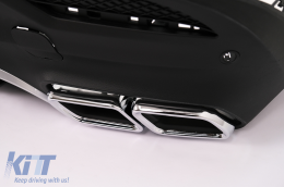 Diffuseur & Conseils pour Mercedes GLE Coupé C292 Sport Line 15-19 Chrome GLE63 Look-image-6102490