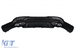 Diffuseur & Conseils pour Mercedes GLE Coupé C292 Sport Line 15-19 Chrome GLE63 Look-image-6102491