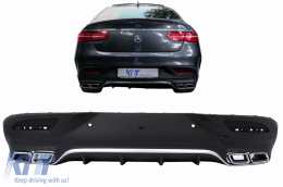 Diffuseur & Conseils pour Mercedes GLE Coupé C292 Sport Line 15-19 Chrome GLE63 Look-image-6102513