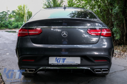 Diffuseur & Conseils pour Mercedes GLE Coupé C292 Sport Line 15-19 Chrome GLE63 Look-image-6102515