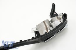 Diffuseur d'aileron arrière Double Sortie pour Audi Q8 S-Line 2018-2023 Argent Conseils-image-6087471