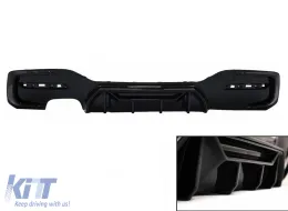 image-13-Diffuseur d'air Double sortie gauche pour BMW Série 1 F20 F21 LCI 15-19 Noir Brillant Competition Design