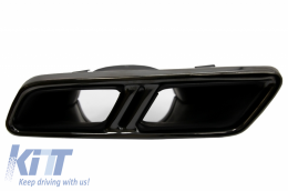 Diffuseur d'air pour Mercedes Classe E W213 16-19 Embouts de silencieux E63s Look-image-6063672