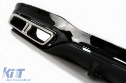 Diffuseur d'air pour Mercedes E W213 Sport Line 16-19 Embouts E63s Design-image-6063688