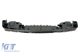 Diffuseur de pare-chocs Embouts d'échappement noirs pour Mercedes Classe E W213 Sport Line 16-19 E63 Design Night Package-image-6098463