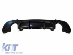 Diffuseur de performance 335 adapté au pare-chocs arrière M Technik sur BMW Série 3 E92, E93 335i 2007-2011 -o---o--image-6143705