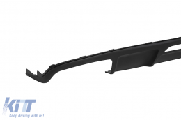 Diffuseur de type CLS63 avec embouts de type E63 chromés adapté pour le pare-chocs arrière A Design sur Mercedes CLS W218 2011-2018 -oo--oo--image-6150140