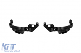Diffuseur de type GL63 avec embouts chromés adapté au pare-chocs arrière A Design pour Mercedes GL X166 2012-2015 -oo--oo--image-6147846