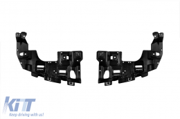 Diffuseur de type GLE63 avec embouts chromés pour pare-chocs arrière A Design adapté pour Mercedes GLE W166 2015-2019 -oo--oo-, avec garniture chromée-image-6148831