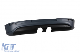 Diffuseur de type R32 adapté pour pare-chocs arrière pour Volkswagen Golf V 2004-2008 --o-o---image-6231467