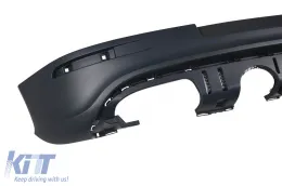 Diffuseur de type R32 adapté pour pare-chocs arrière pour Volkswagen Golf V 2004-2008 --o-o---image-6231470