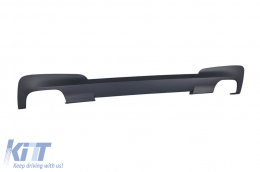 Diffuseur de type X3M avec embouts chromés adapté au pare-chocs arrière M Technik sur BMW X3 F25 2014-2017 -oo--oo--image-6132231