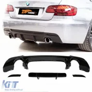 image-22-Diffuseur E92 M Technic P Style Noir Piano ABS / 2007-2013 (R+L Sortie Unique)