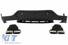 image-72-Diffuseur Embouts pour Mercedes GLC Coupé C253 Sport Line 15-19 GLC63 Design