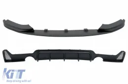 image-29-Diffuseur Lèvre becquet avant pour BMW 4 F32 F33 F36 13-19 M Look Double Seul Sortie