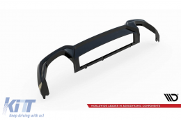 Diffuseur Maxton Design adapté au pare-chocs arrière de la BMW Série 3 G20 berline/G21 touring 2018-2022, laqué noir-image-6143414