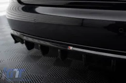 Diffuseur Maxton Design adapté au pare-chocs arrière standard de l'Audi A4 B8 berline, break 2007-2011, laqué noir-image-6235581