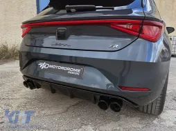 Diffuseur Motordrome Design adapté au pare-chocs arrière de la Seat Leon Mk4 après 2020-image-6232238