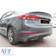 image-62-Diffuseur OEM pour Elantra avec embouts d'échappement chromés, plastique noir piano sous vide / 2015-2019 AD