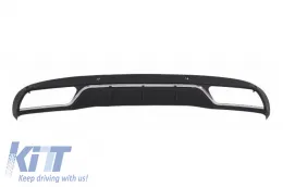 image-10-Diffuseur pare-chocs arrière pour Mercedes Classe C W205 S205 Standard 2014-2018 C63 Look