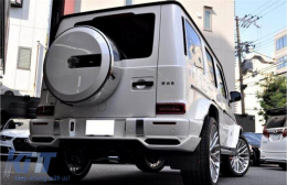 Diffuseur Pare-chocs arrière pour Mercedes Classe G Facelift W463 W464 2018+-image-6073192