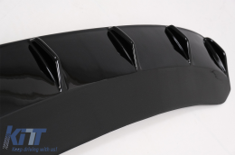 Diffuseur pare-chocs arrière pour Skoda Octavia II 2004-2009 Noir brillant-image-6089815