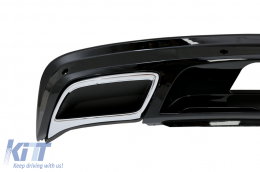 Diffuseur pare-chocs arrière pour VW Tiguan II Mk2 AD BW 2016-05.2020 R-Line Look-image-6086354