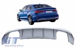 Diffuseur Pare-chocs pour AUDI A3 8V 16-19 S-Line Berline Décapotable S3 Design--image-6042560