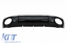 Diffuseur Pare-chocs pour Audi A4 B8 Facelift 12-15 Embouts Grille RS4 Look-image-6032341
