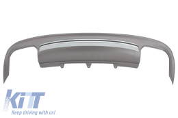 Diffuseur Pare-chocs pour Audi A5 8T 4 portes 12-15 Embouts Facelift S5 Look-image-6026803