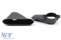 Diffuseur Pare-chocs pour Audi A6 C8 4K Avant Sedan S-Line 18-22 Embouts S6 Look-image-6126564