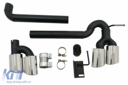 Diffuseur pour Audi A3 8V Facelift 16-19 Embouts RS3 Look only S-line pare-chocs-image-6095957