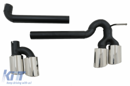 Diffuseur pour Audi A3 8V Facelift 16-19 Embouts RS3 Look only S-line pare-chocs-image-6095961