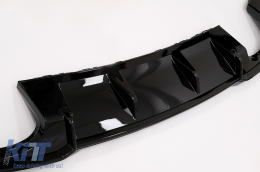 Diffuseur pour Audi A3 8V Facelift 16-19 Noir brillant RS3 Look seul S-line Pare-chocs-image-6084734