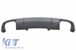 Diffuseur pour AUDI A4 B9 8W Berline Avant S-line 16-18 d'Echappement S4 Look-image-6055249