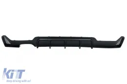 image-44-Diffuseur pour BMW Série 4 F32 F33 F36 13-19 M Look Gauche Double Sortie Noir