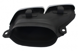 Diffuseur pour Mercedes C C205 A205 14-19 C63 Look d'échappement Conseils-image-6033160