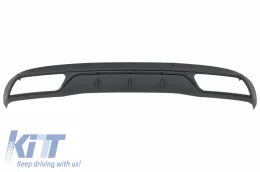 image-34-Diffuseur pour Mercedes C W205 S205 14-18 C63 Look Noir seul pour Pare-chocs standard