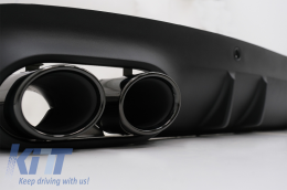 Diffuseur pour Mercedes CLS C257 18+ CLS53 Look Échappement Tips Night Package-image-6057123