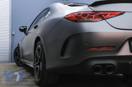 Diffuseur pour Mercedes CLS C257 18+ CLS53 Look Échappement Tips Night Package-image-6090189